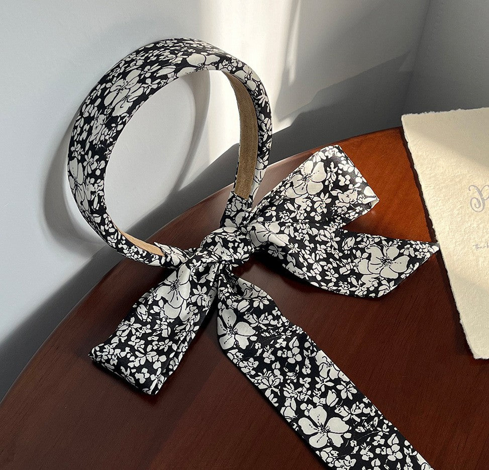 Headband with long scarves