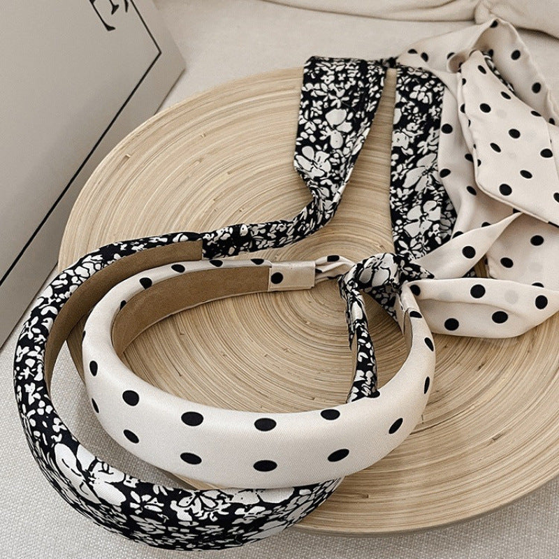Headband with long scarves
