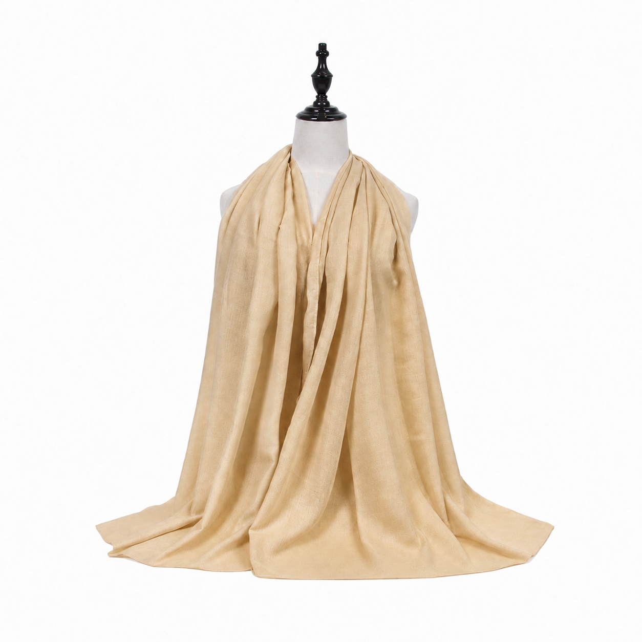 Light weight solid long scarf