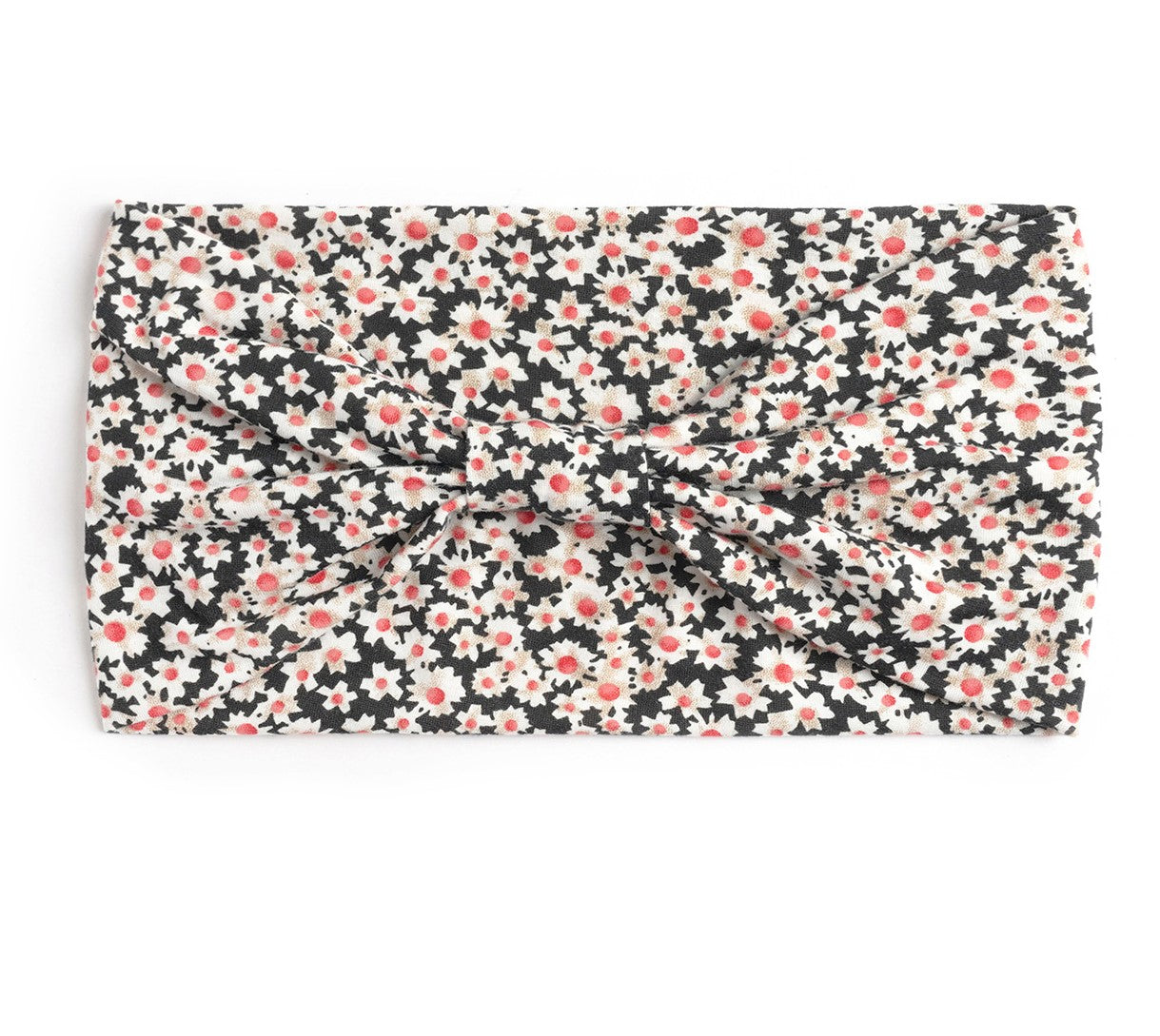 Daisy flowers print 2-way bandanna hair band