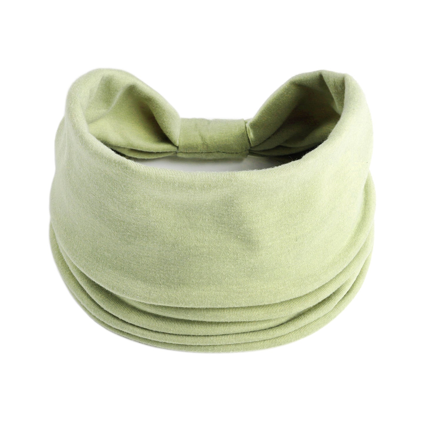 Plain knotted bandanna hair band