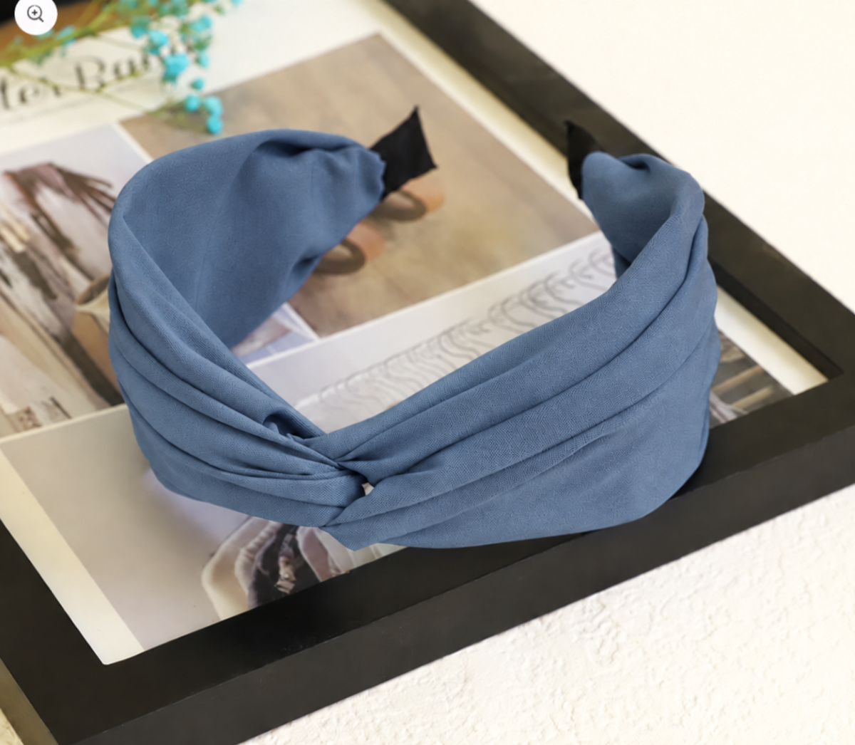 Twist top plain headband