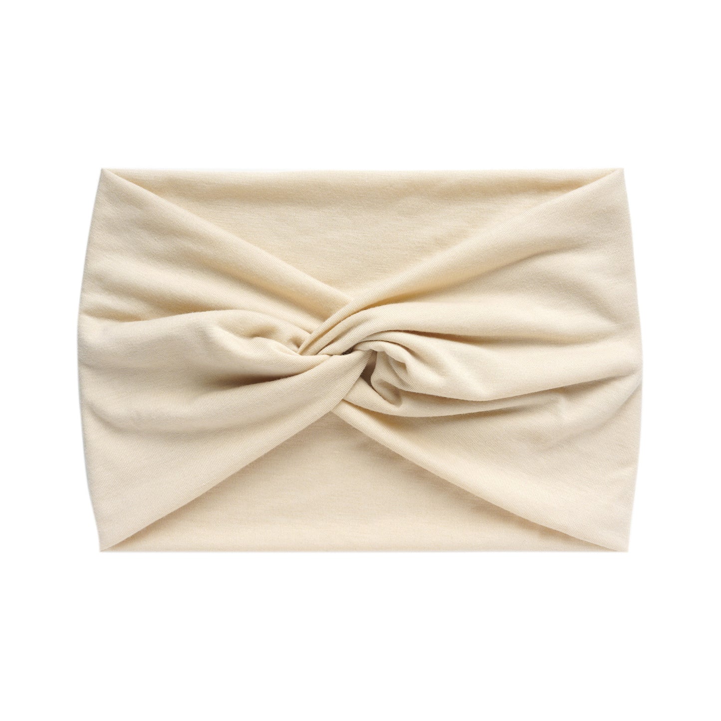 Super wide twist front stretchy headband