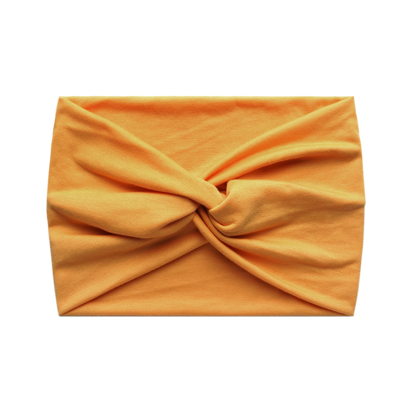 Super wide twist front stretchy headband