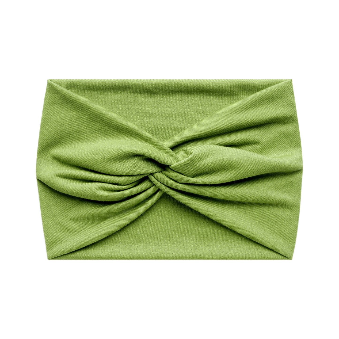 Super wide twist front stretchy headband