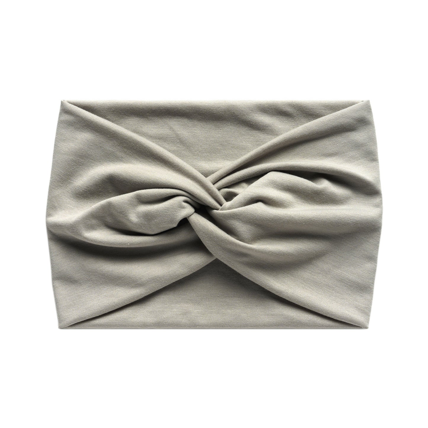 Super wide twist front stretchy headband