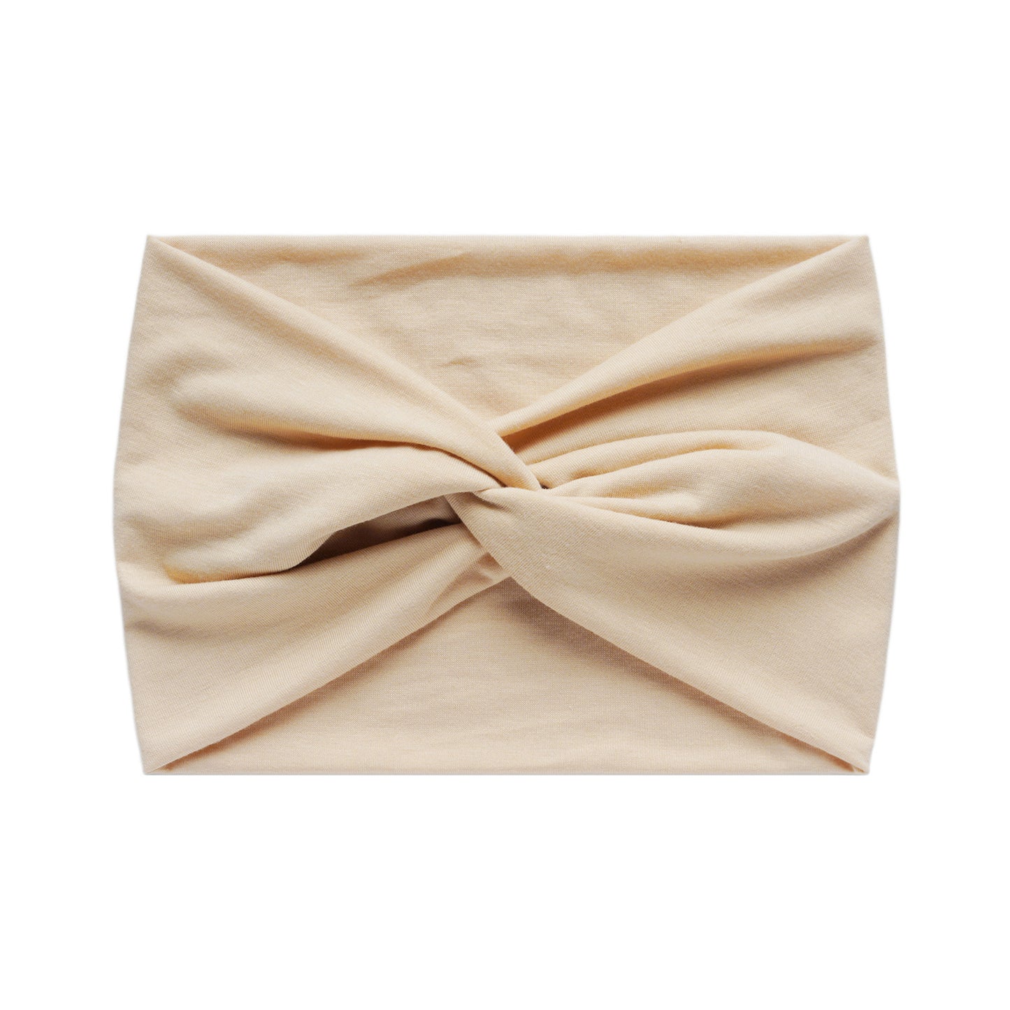 Super wide twist front stretchy headband