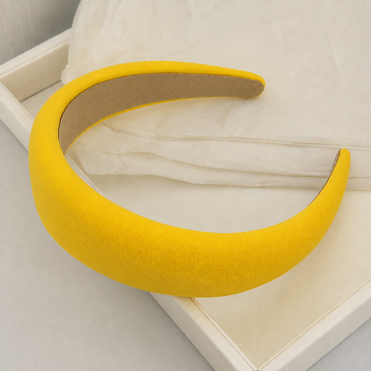 4cm-wide plain padded headband