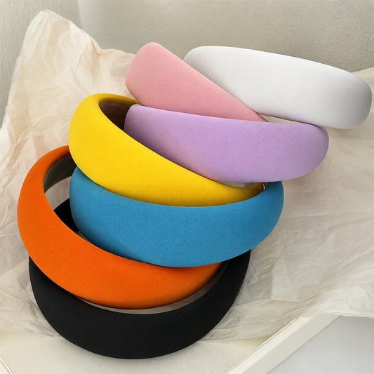 4cm-wide plain padded headband