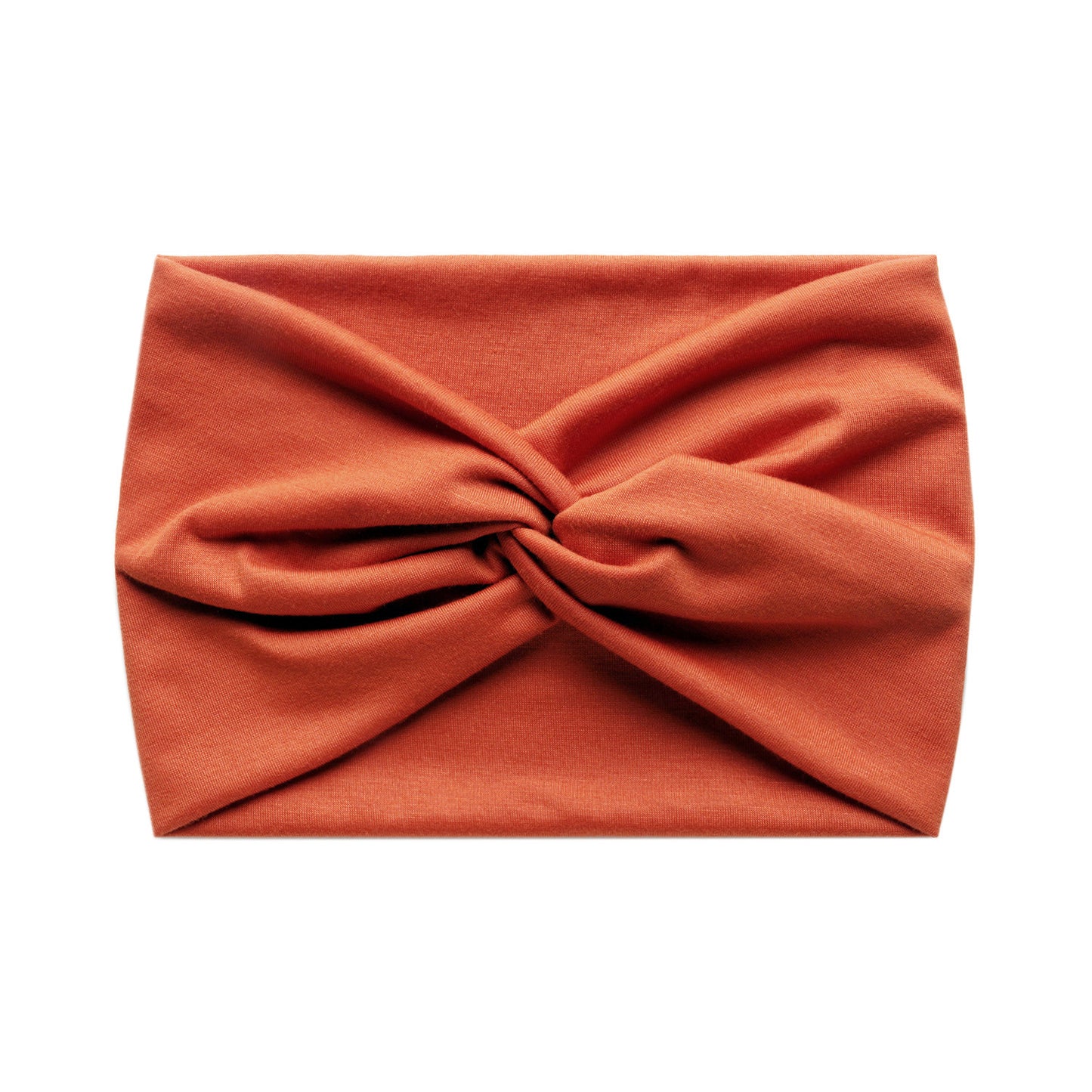 Super wide twist front stretchy headband