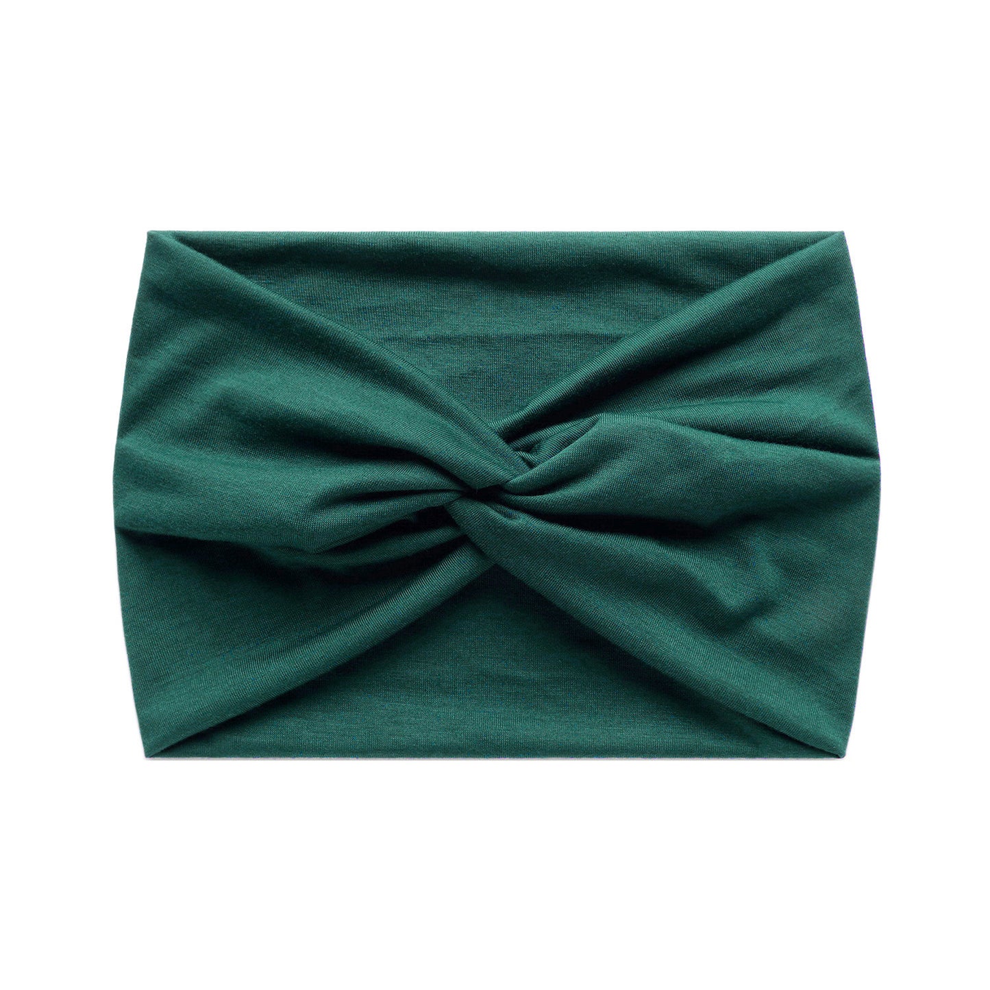 Super wide twist front stretchy headband
