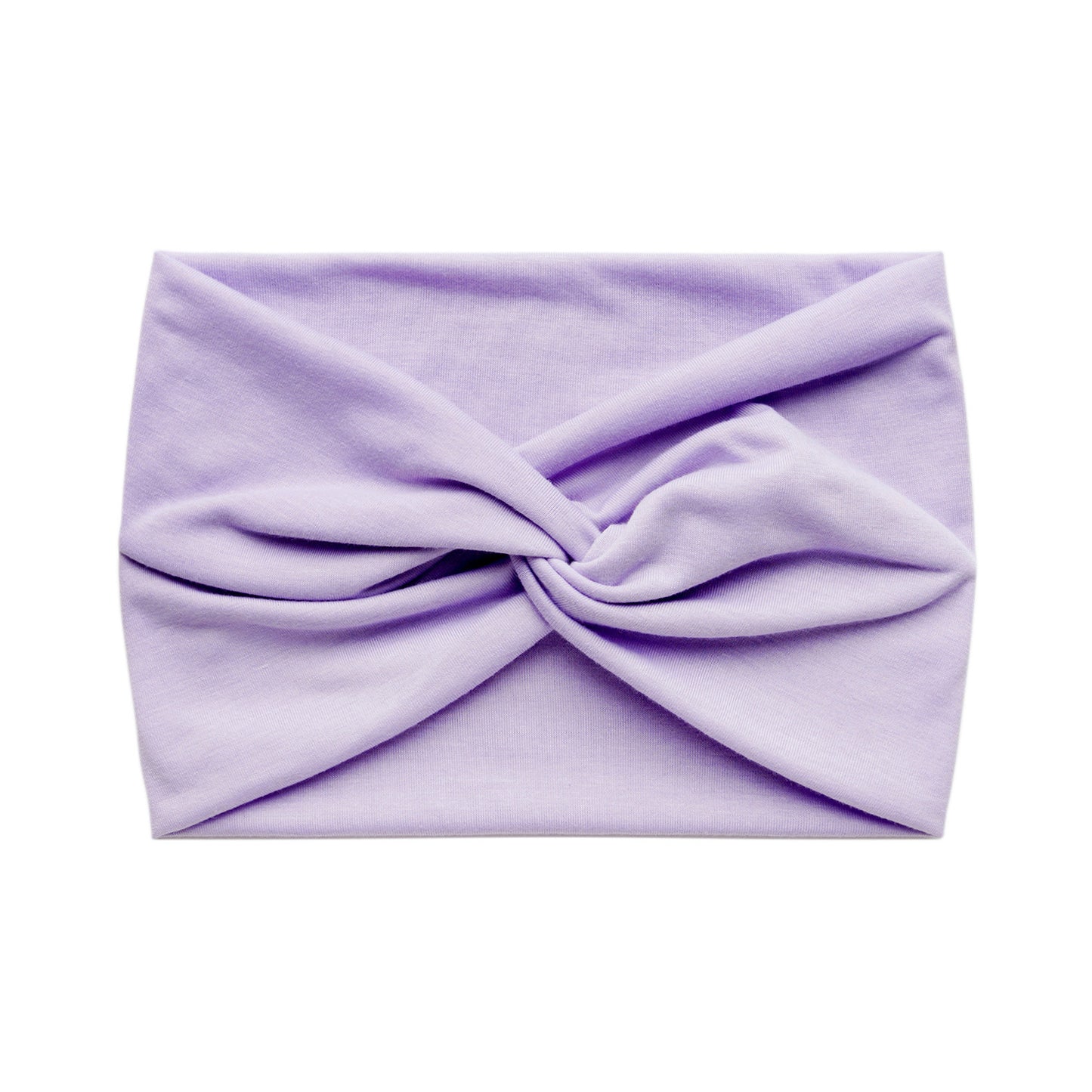 Super wide twist front stretchy headband