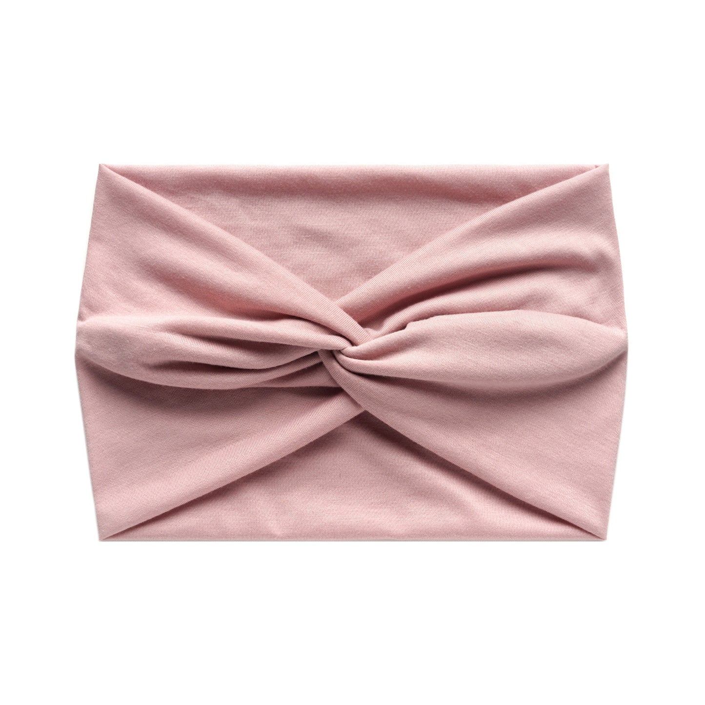 Super wide twist front stretchy headband