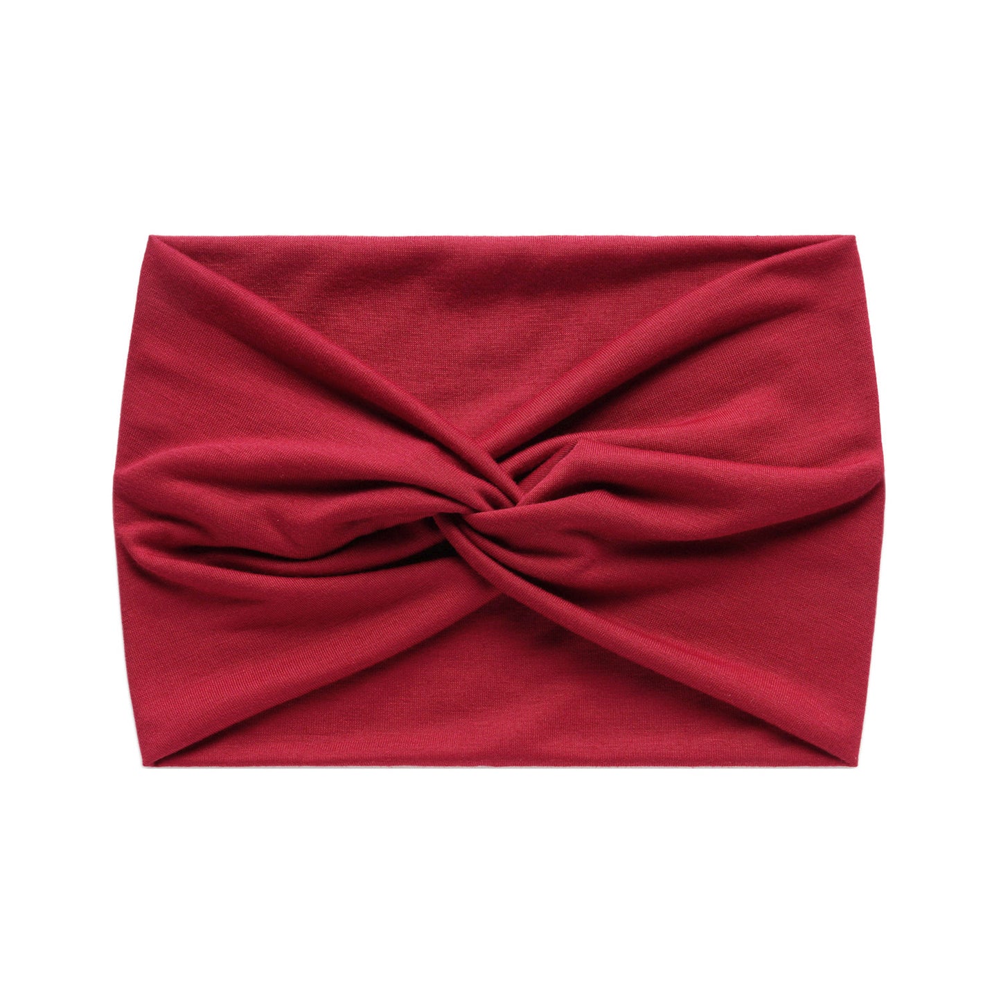 Super wide twist front stretchy headband