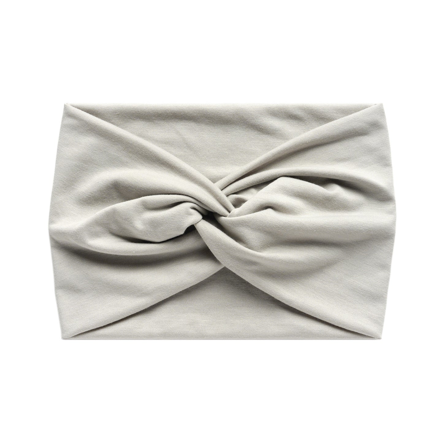 Super wide twist front stretchy headband