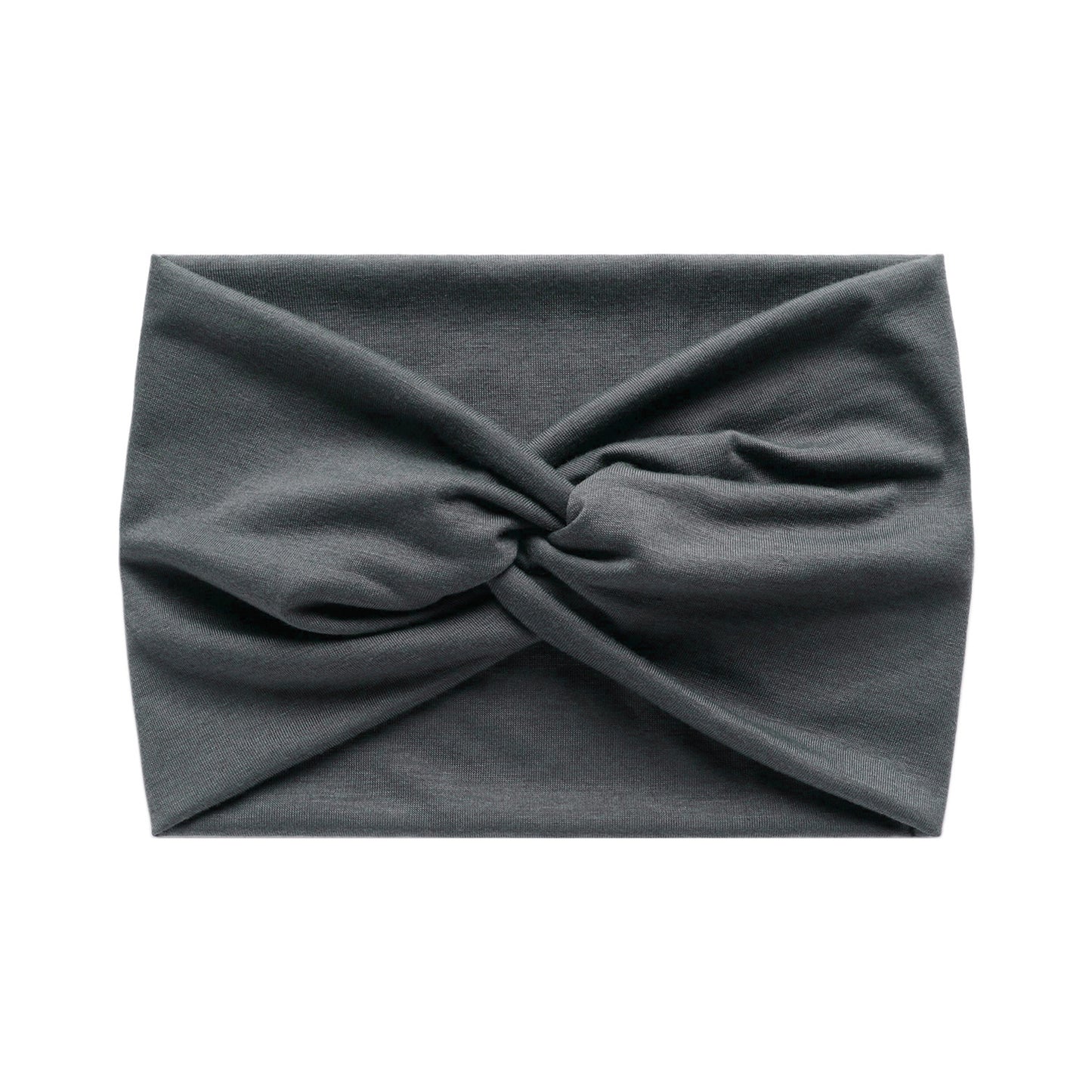 Super wide twist front stretchy headband