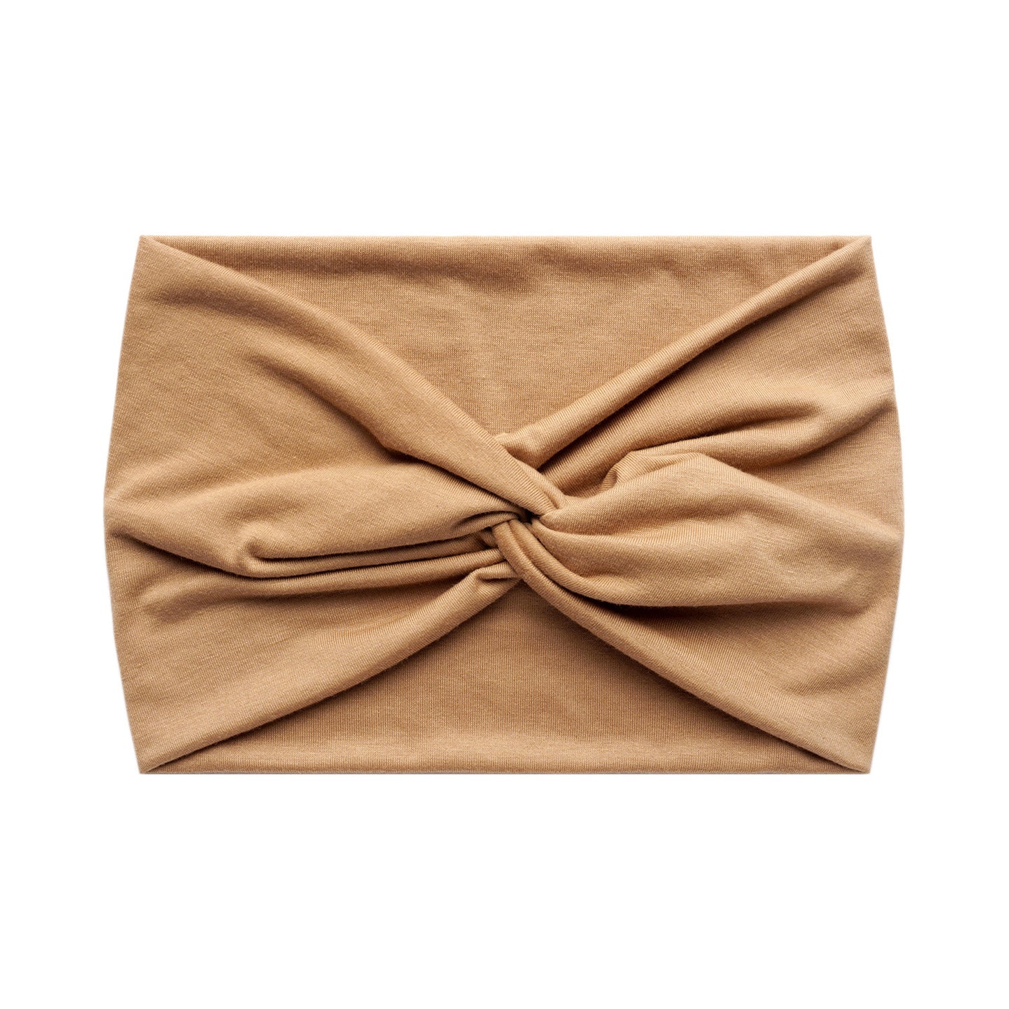 Super wide twist front stretchy headband