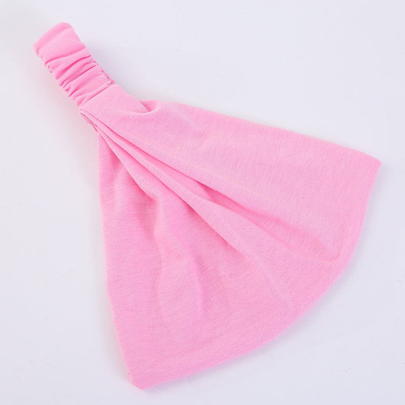 Extra-wide bandanna headband