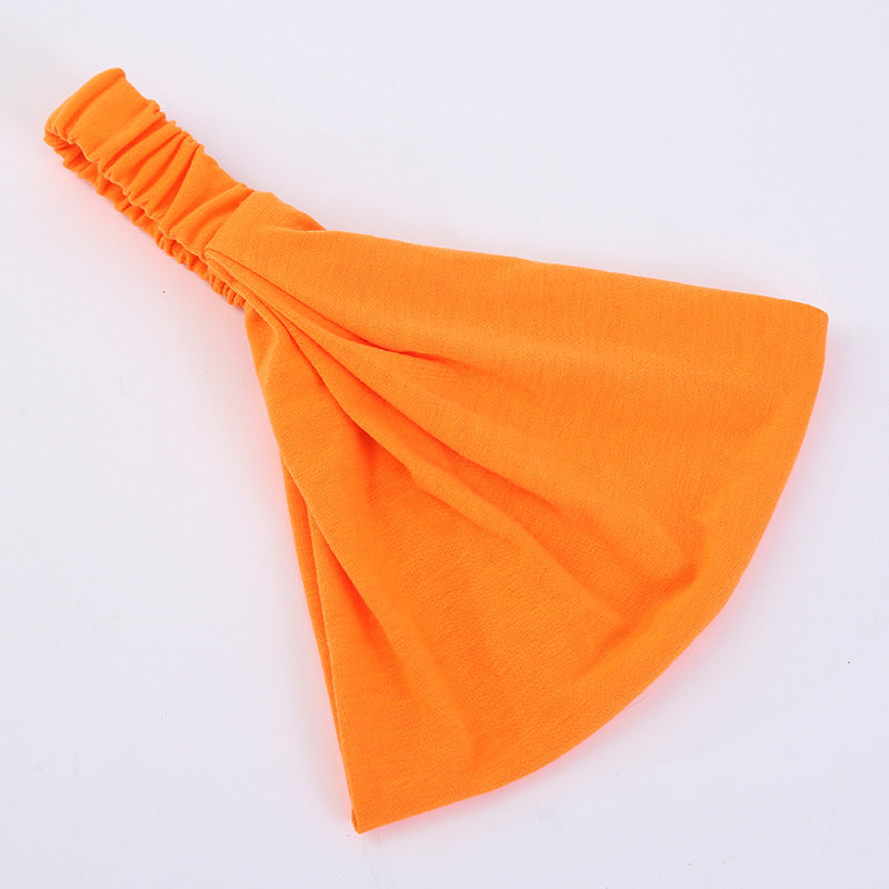 Extra-wide bandanna headband