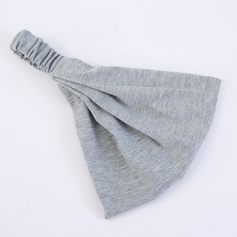 Extra-wide bandanna headband