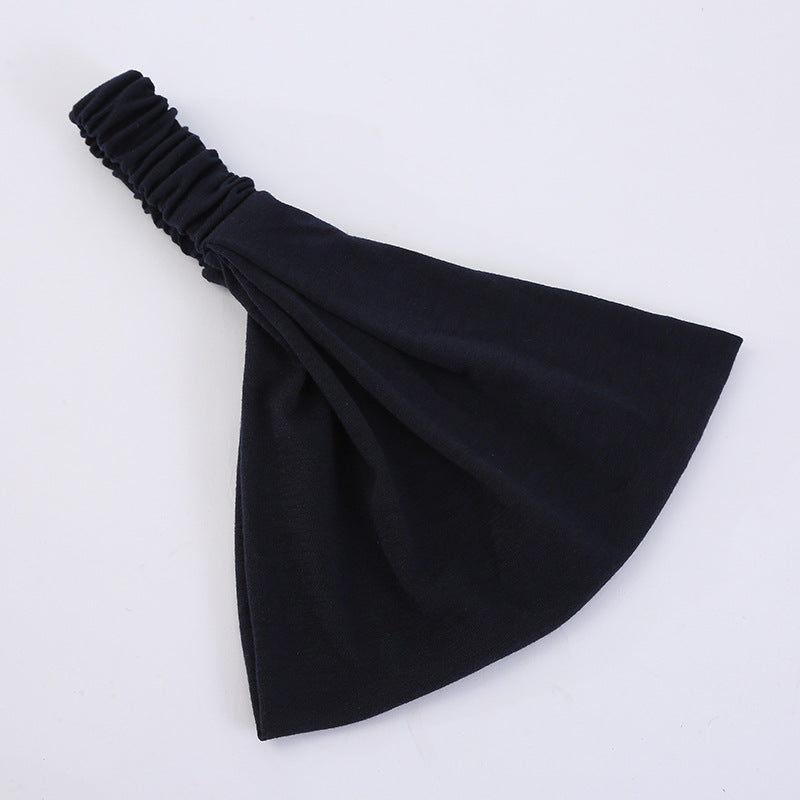 Extra-wide bandanna headband