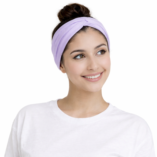 Cotton plain turban headband