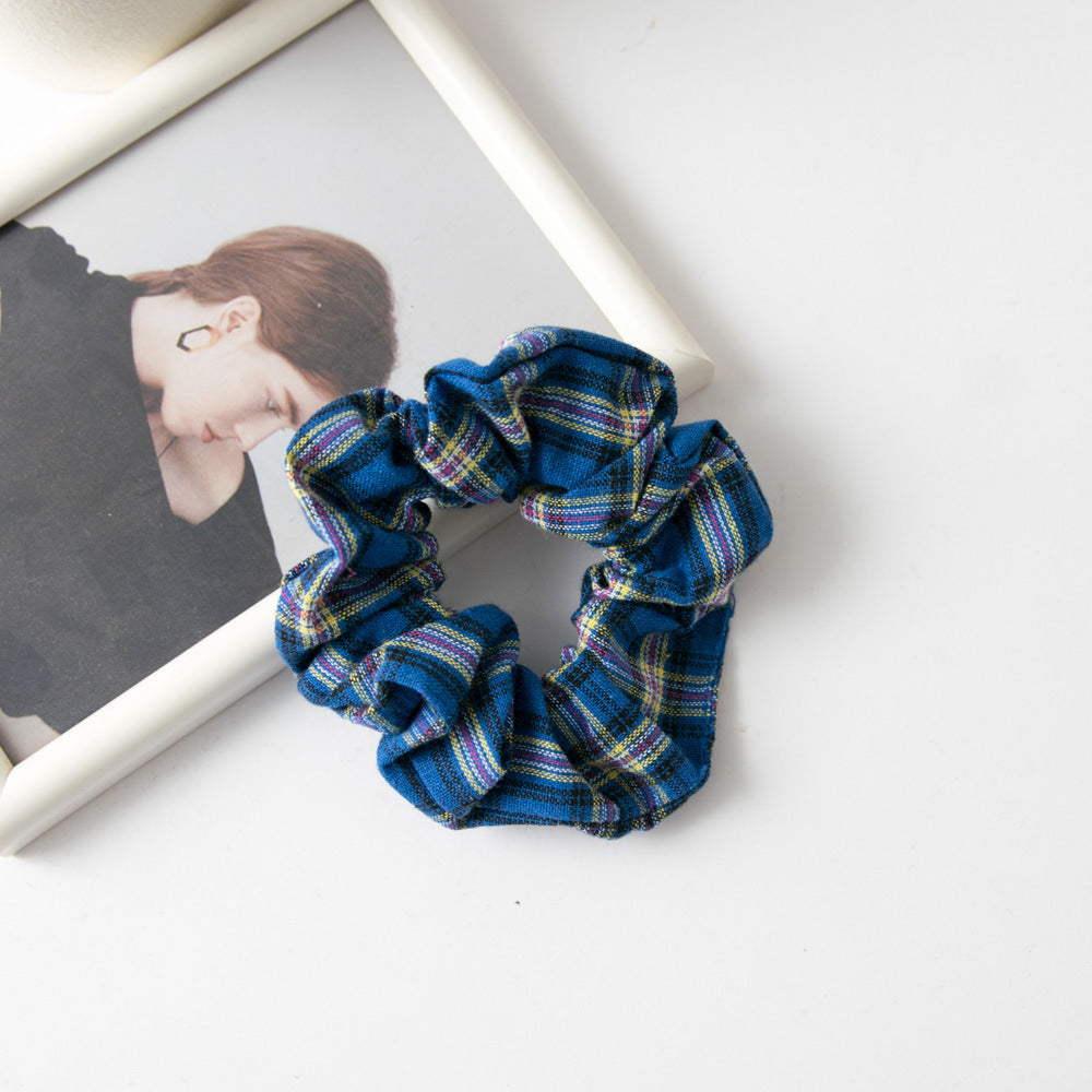 2-pack small plaids scrunchies