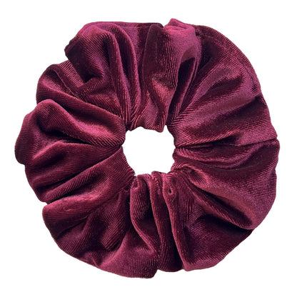 Large velvet scrunchies