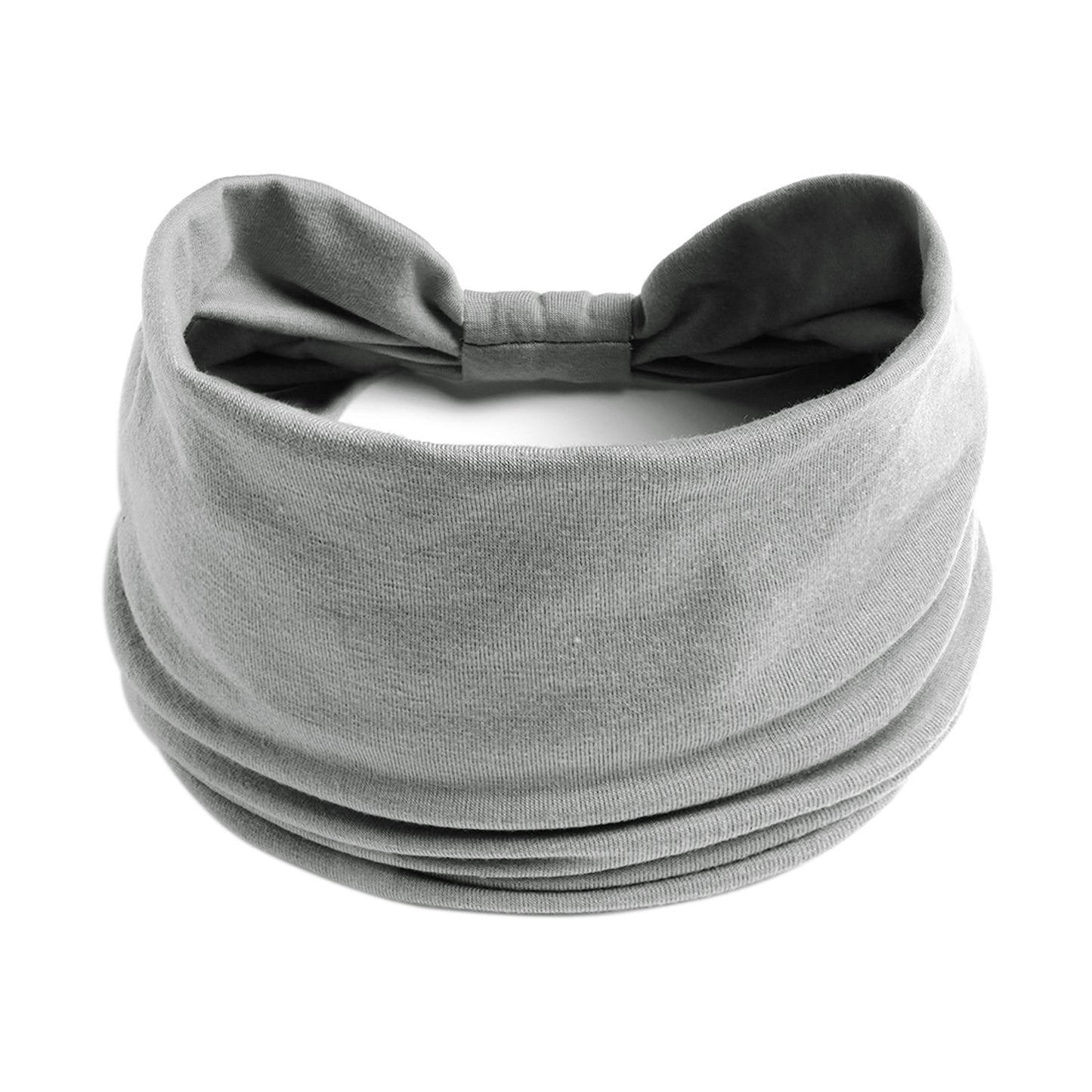 Plain colour 2-way bandanna hair band