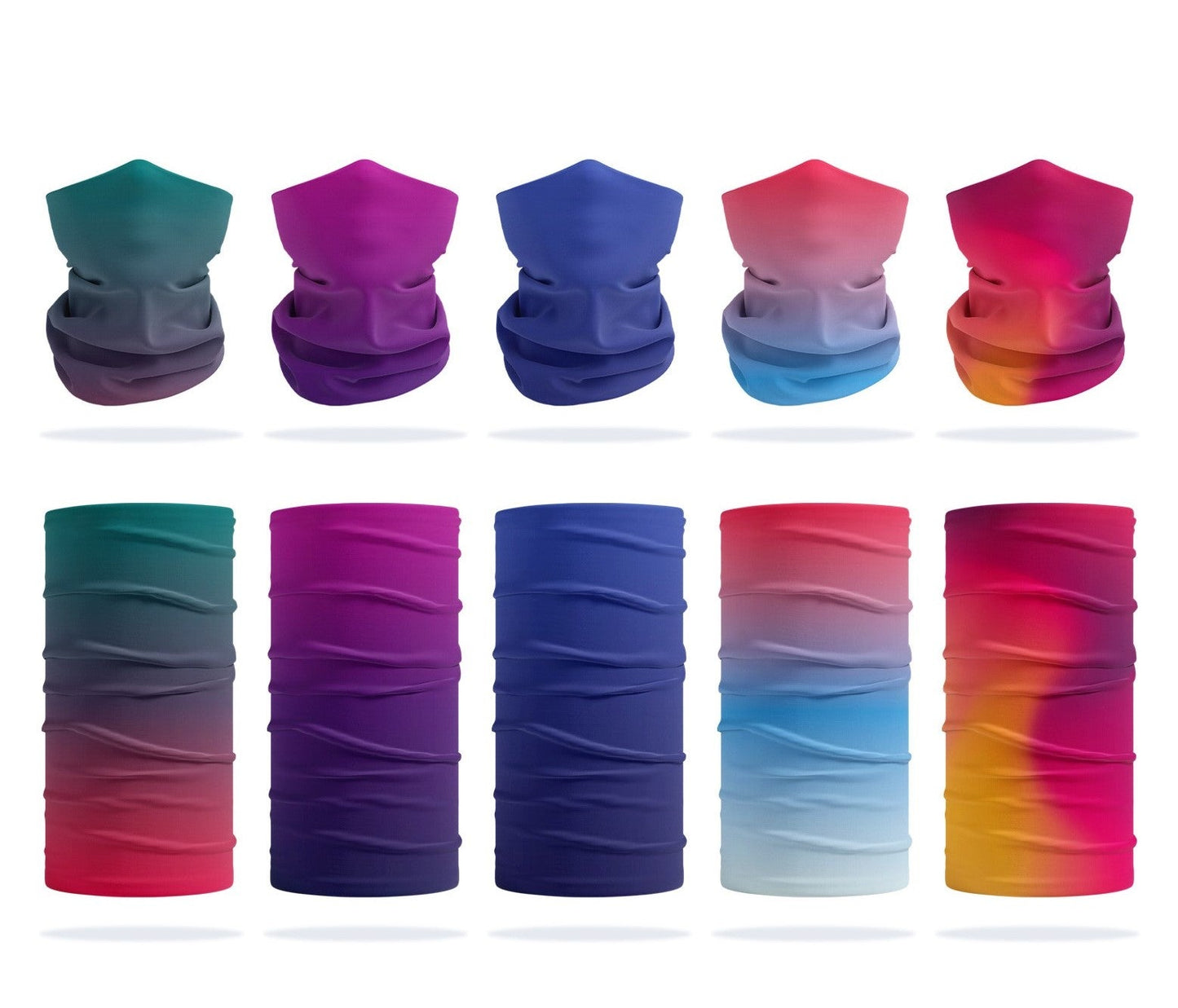 Premium multifunctional seamless wear in aurora printing