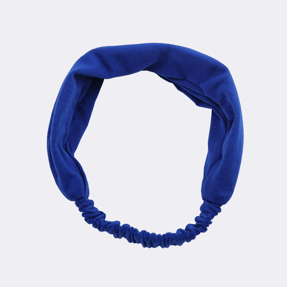 Double layer cotton bandanna headband