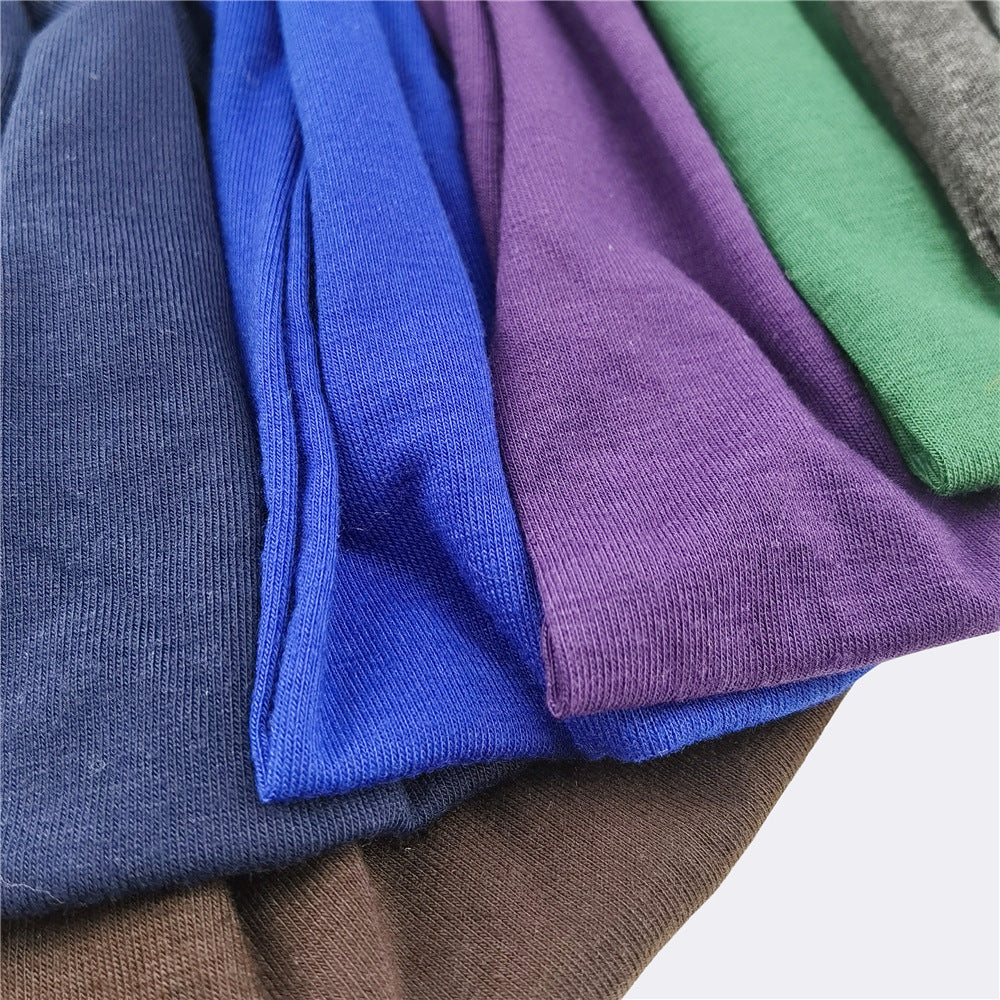 Double layer cotton bandanna headband