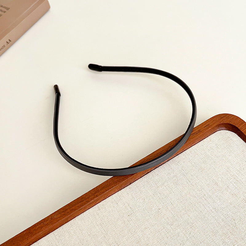 Extra thin leather headband