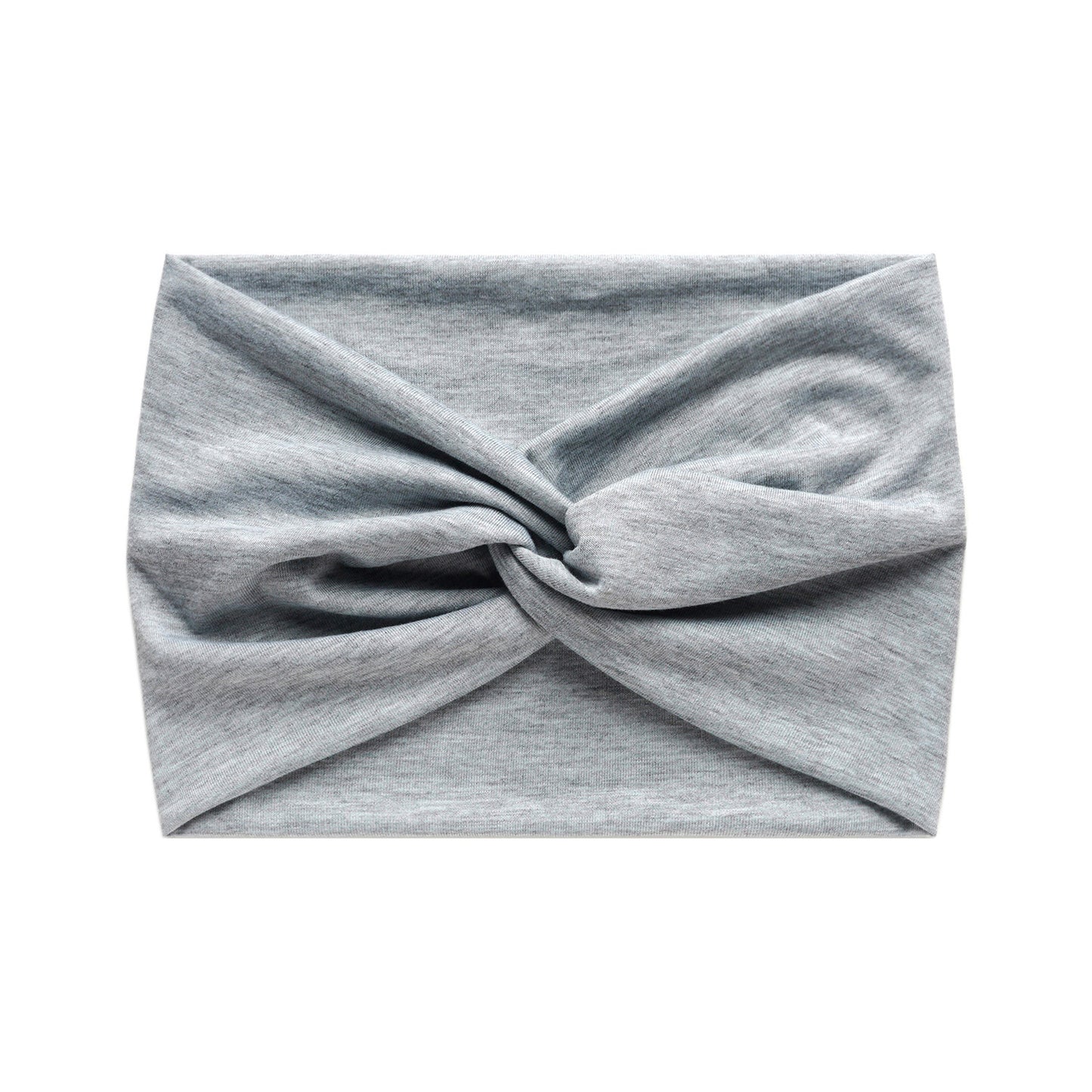 Super wide twist front stretchy headband