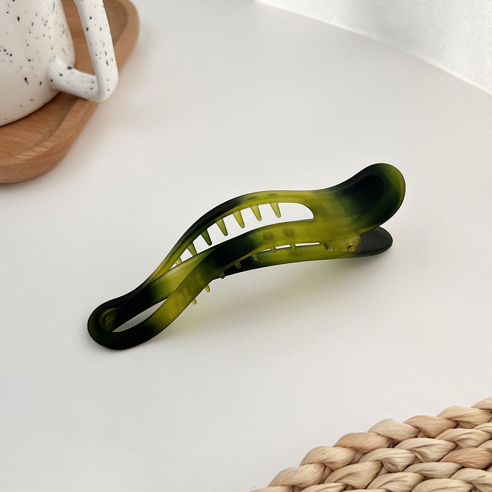Acrylic long Ibis clip with teeth