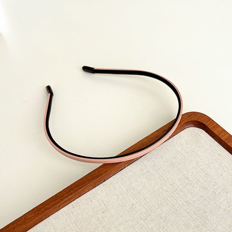 Extra thin leather headband
