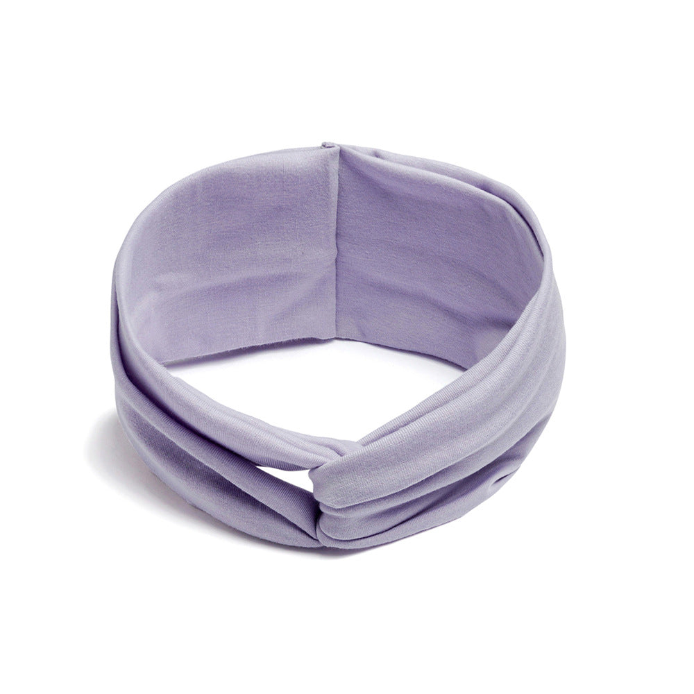 Cotton plain turban headband