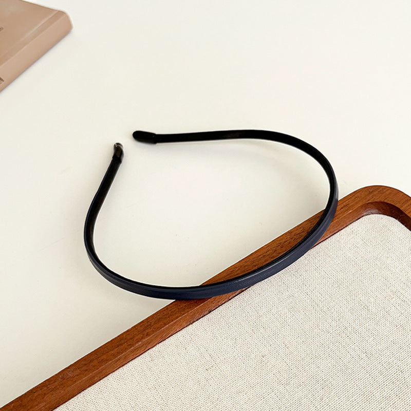 Extra thin leather headband