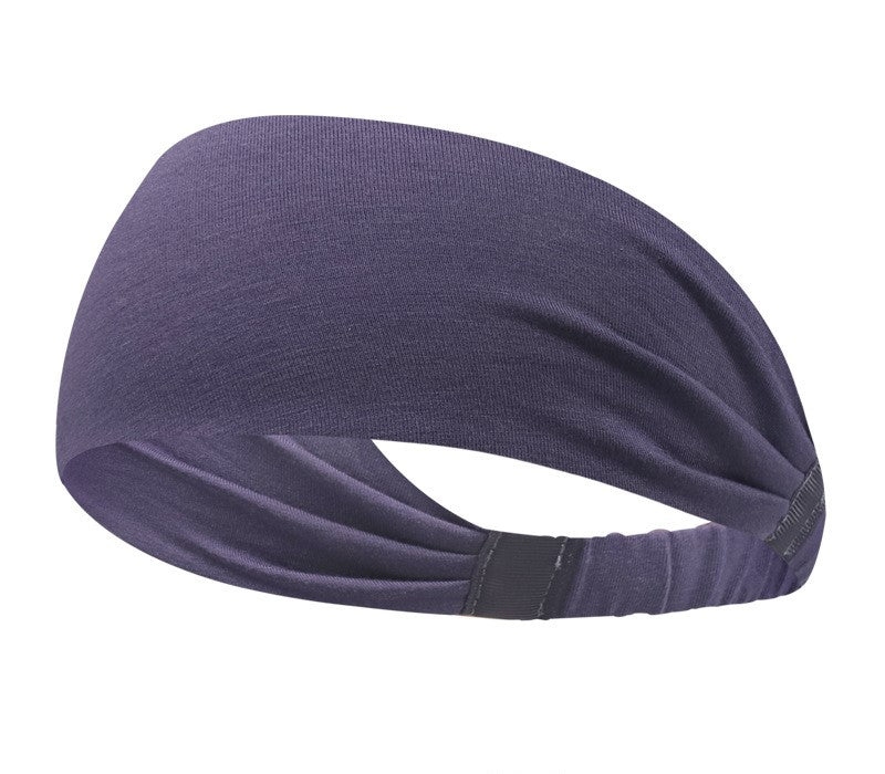 Jersey cotton sporty elastic bandanna hair band