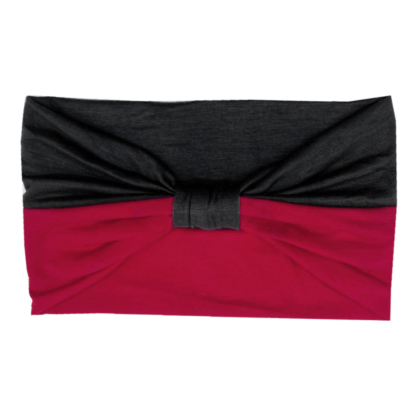 2-way mixed colour knotted bandanna headband