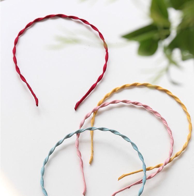 Chiffon swirl thin headband