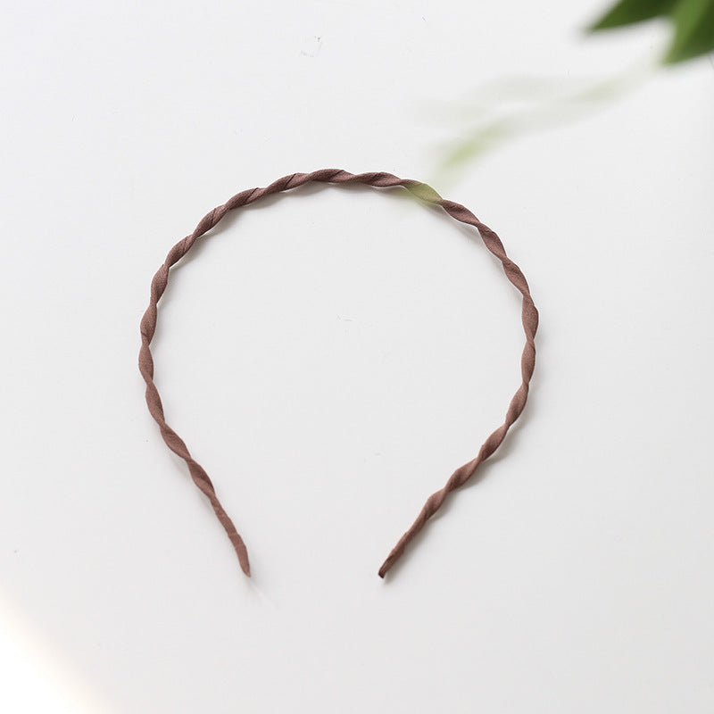 Chiffon swirl thin headband