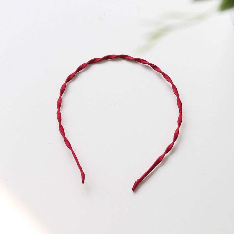 Chiffon swirl thin headband