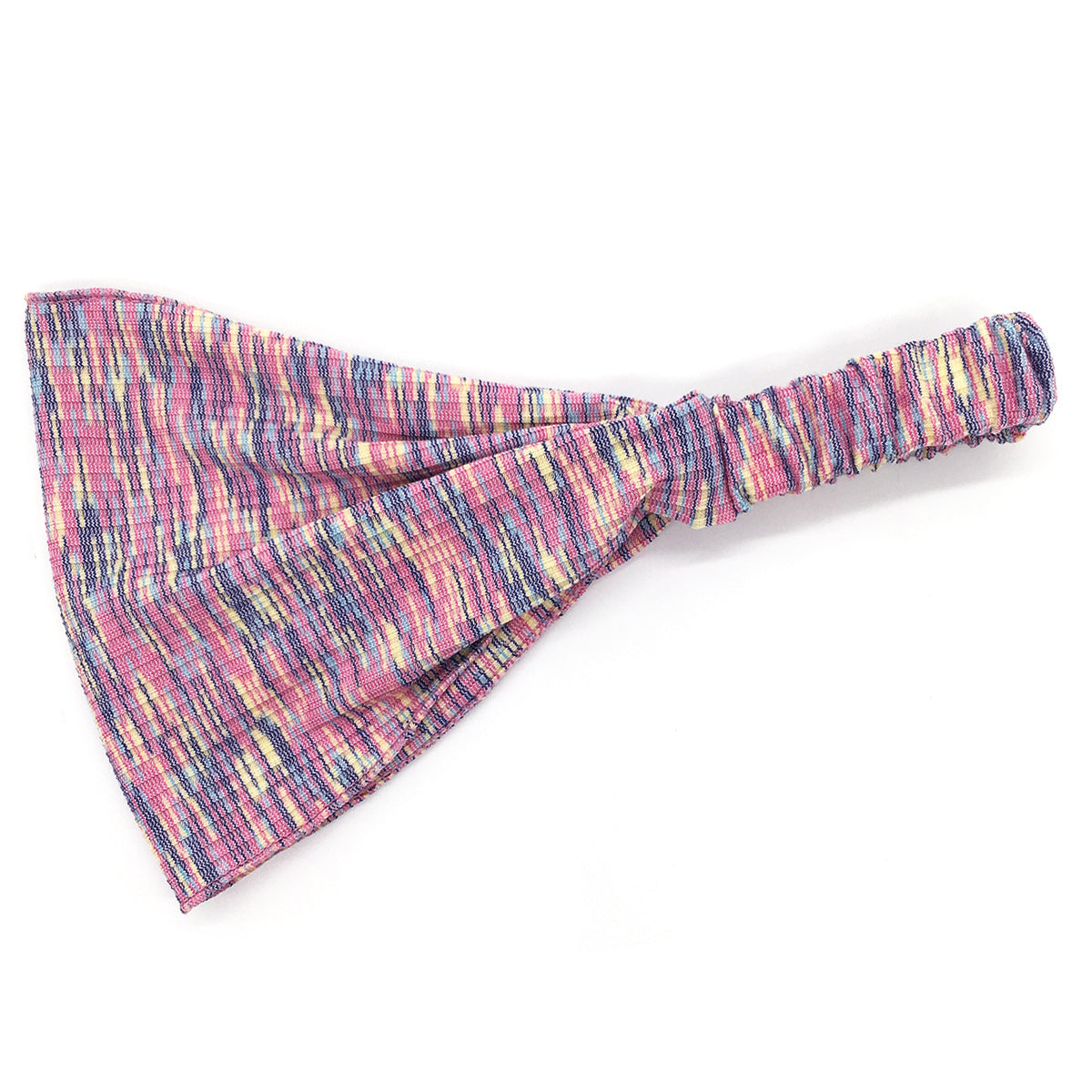 Multi-coloured thin bandanna headband