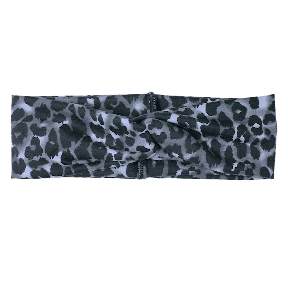 Leopard turban headband