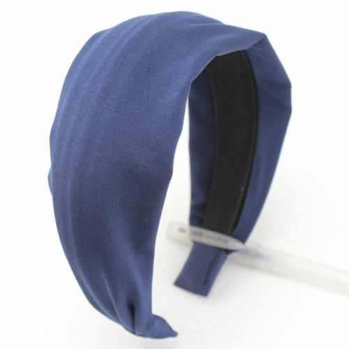 Plain colours soft fabric wide headband