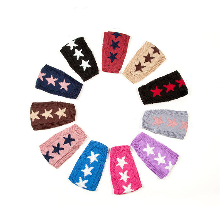 Stars crochet headband