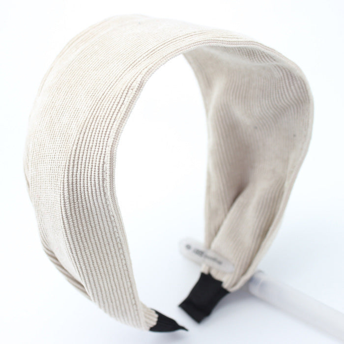 6cm-wide corduroy headband