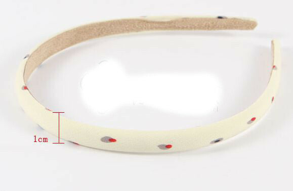 Rainbow dots headband