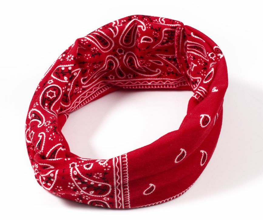 Paisley print turban headband